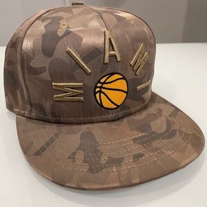 Vintage Camo Miami Heat SnapBack Cap/Hat